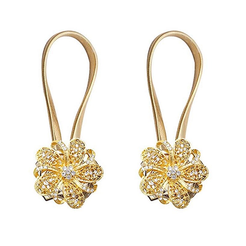 2 Pieces Of Magnetic Curtain Fasteners For Window Decoration Powerful Magnetic Curtain Fasteners: Chocolate