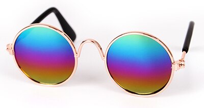 Słodkie zwierzątko kot okulary dla psów okulary przeciwsłoneczne dla mały placki kocie oko-nosić zdjęcia akcesoria dla zwierząt 1PC: kolorowy