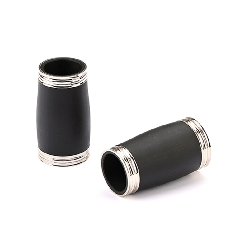 Tubes métalliques de rechange pour clarinette, 2 pièces/ensemble, pièces de rechange pour Instrument de réglage, noir