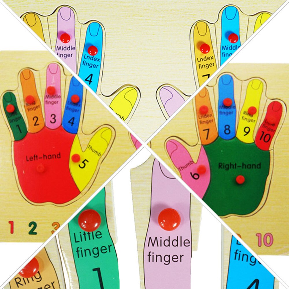 1Pc Grappige Houten Puzzel Speelgoed Creatieve Puzzel Speelgoed Voor Kinderen Kleurrijke