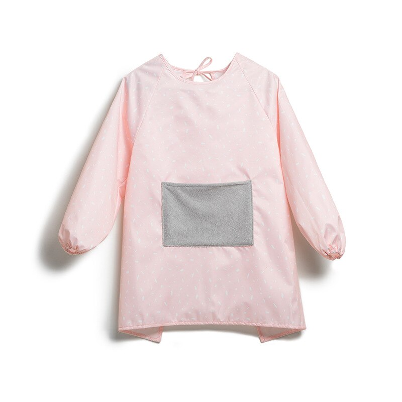 Tela para el hogar, delantal para limpiar a mano, Algodón puro, de cocina y cocina, mono a prueba de aceite: Pink
