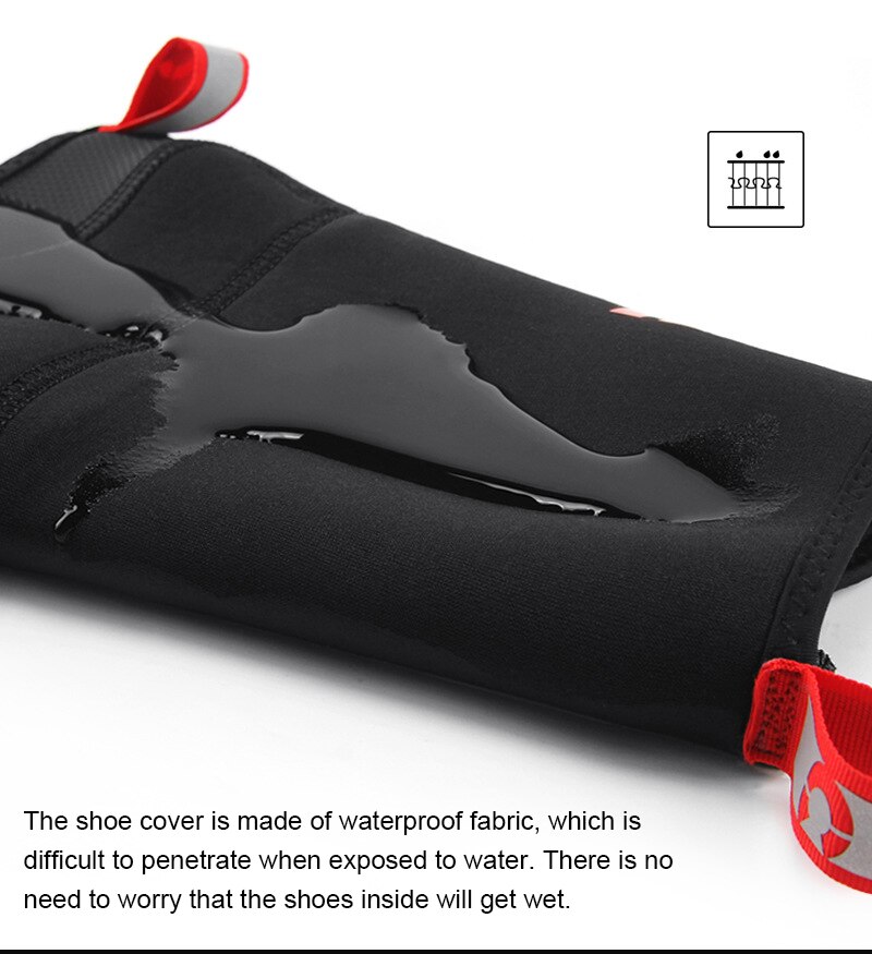 Cubierta de calzado deportivo para ciclismo, cubrezapatos térmicos de neopreno, para invierno
