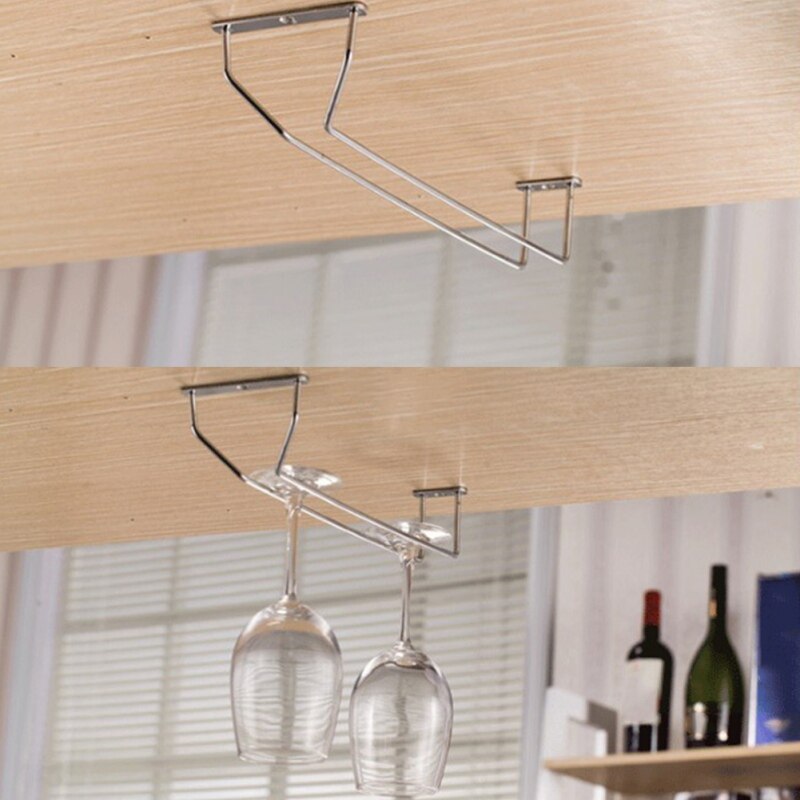 plated goblet rack upside down wine glass holder european bar hanging glass rack 1pc