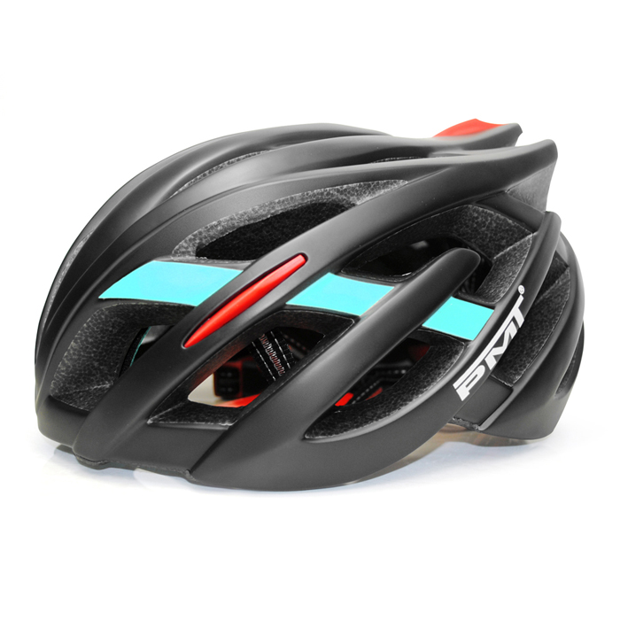 PMT road fietshelm grote maat 62-65cm fiets gespecialiseerd fietshelmen voor mannen MTB mountainbike helm 26 gaten 255g XL: Black- blue