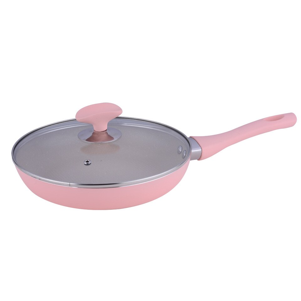 Pan non-stick children frying egg pan pink frying pan household multi-function small frying pan pancake pan