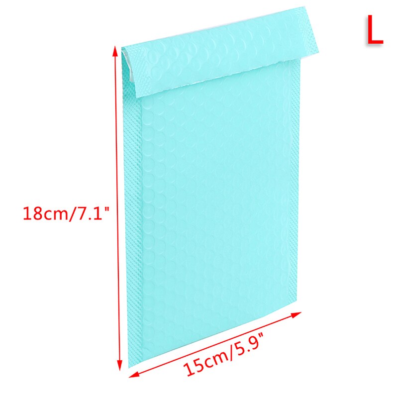 50pcs Bubble Mailers Blue Poly Bubble Mailer Self Seal Padded Envelopes Bag Friendly Bubble Mail Filled Envelope: L