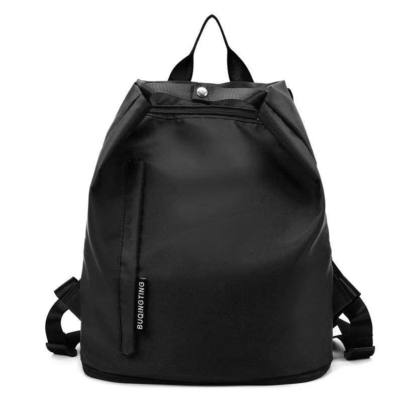 Mochila GRANDE impermeable para hombre y mujer, bolsa deportiva de viaje para gimnasio, piscina, natación, playa, Yoga, atletismo, entrenamiento: Black