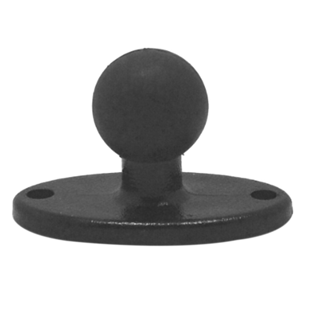 Marine Electronic 1-Inch Aluminum Ball Mount with Base, Black Finish