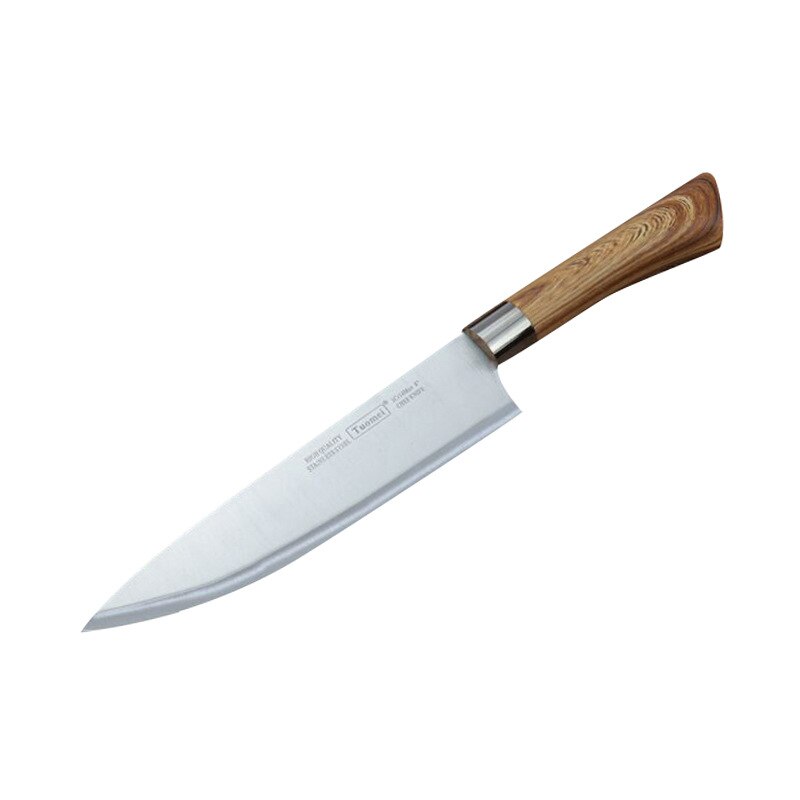 Vegetable Cutting Non-stick Chef's Knife Cutting Meat and Vegetables Multi-purpose Kitchen Stainless Steel Light and Sharp Knife: 3with wisuction card