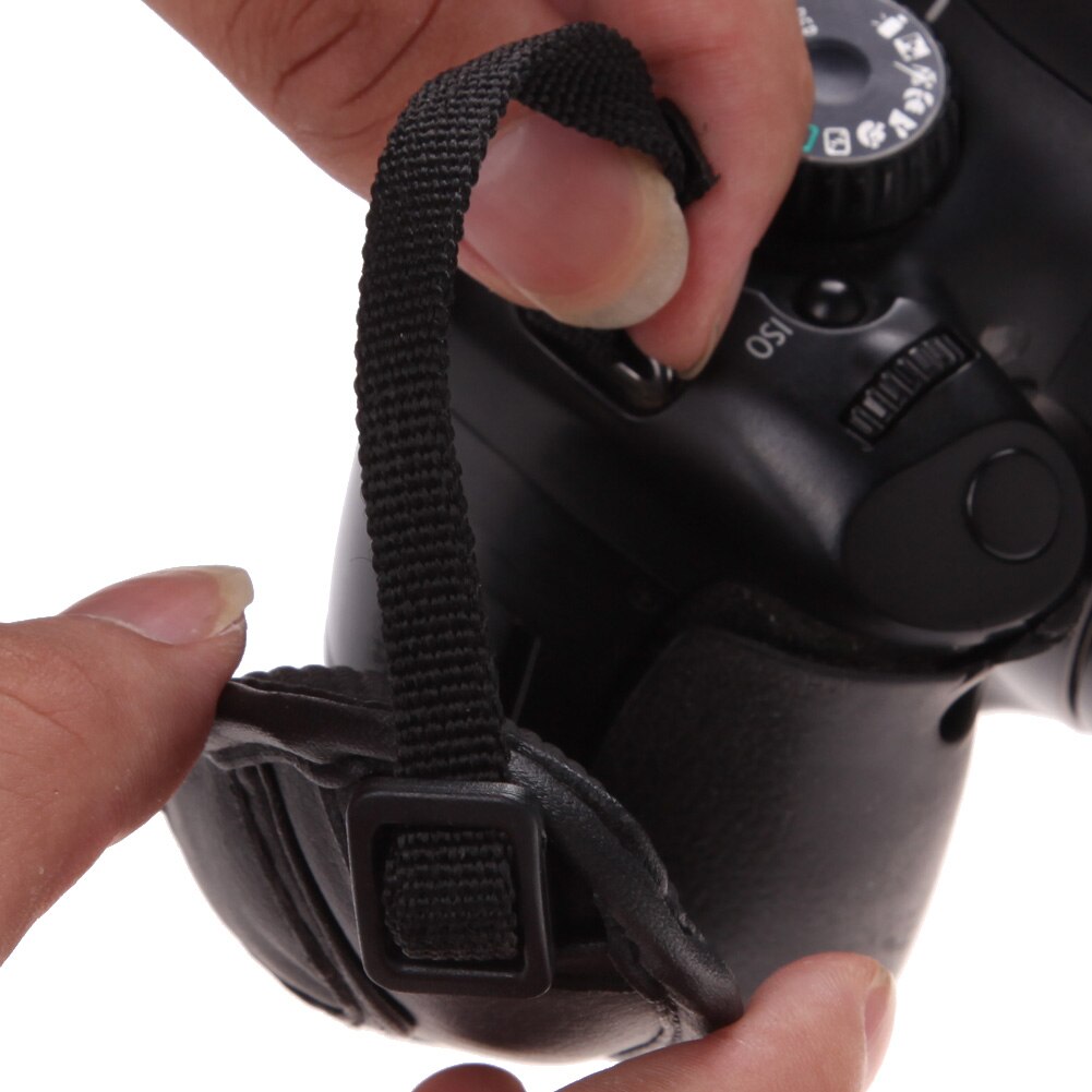 Dragonne en PU pour appareil photo, pour Canon EOS Nikon Sony Olympus SLR DSLR