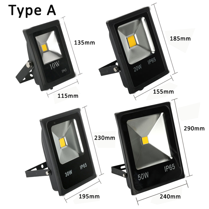 12V Led Schijnwerpers 10W 20W 30W 50W IP65 Outdoor DC12-24V Led Spots IP65 Waterdichte Schijnwerper voor Boot En Zwemmen Zwembad