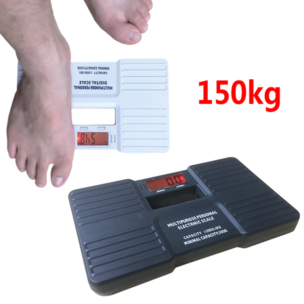 150kg 0.1kg digitale personlige skalaer præcision elektronisk badeværelse menneskelig krop gulvskala bærbar kropsundhed, der vejer balance