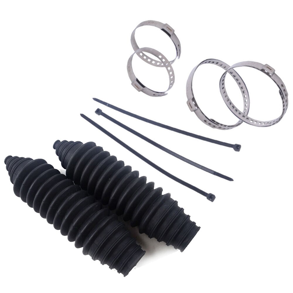 9,06 \ "x2.36 \" Gaiter piñón arranque Rack piñón dirección + bridas de Cable 23x6cm Ilicone