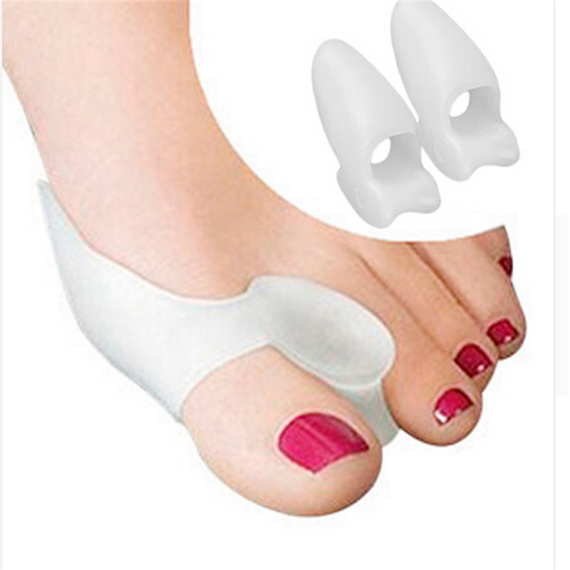 1 Paar Silicone Gel Bunion Protector Toe Straightener Separator Alignment Pijnbestrijding Thumb Corrector Orthesen Voeten Zorg