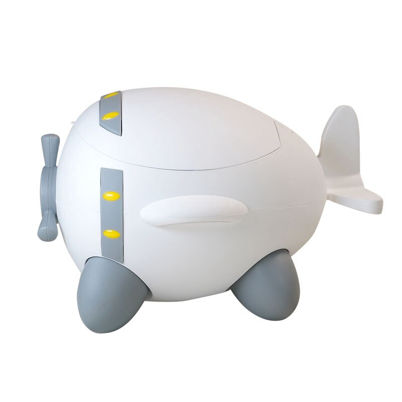 Bébé pot enfants toilette formation siège enfants avion vaisseau spatial Portable voyage pot chaise urinoir pour les tout-petits: White