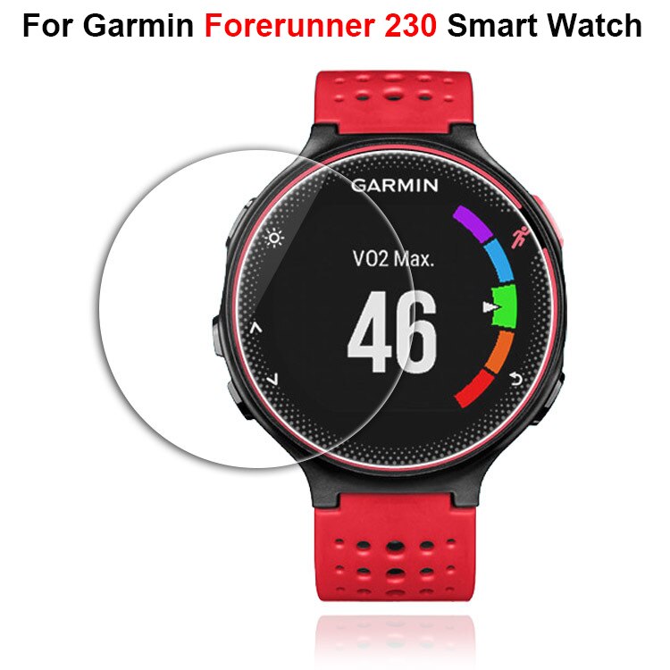 9H 2.5D Tempered Glass For Garmin Forerunner 35 45 220 225 230 235 245 620 630 735xt 935 945 Smart Watch Screen Protector Film: For Forerunner 230