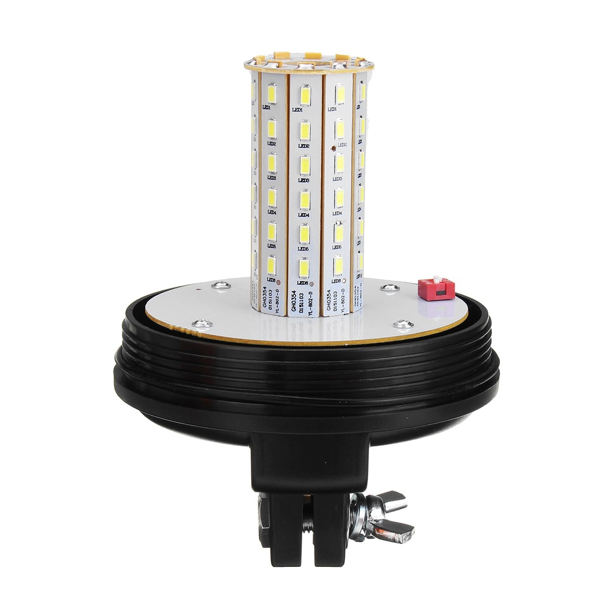 60 LED Rotating Flashing Amber Beacon Flexible Tractor Warning Light Traffic Light Roadway Safety