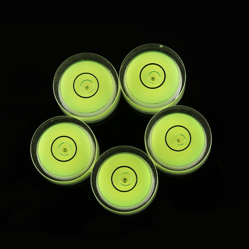 5 pièces niveau à bulle rond Mini niveau à bulle Bullseye niveau Instrument de mesure niveau à bulle