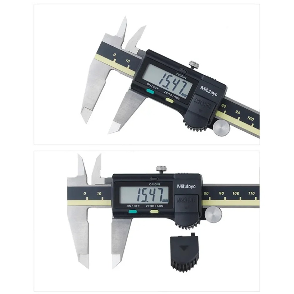 Mitutoyo 500-196-30 digitaalista työntömittaa 0-6 " 150mm absoluuttista mittausta  .0005 " /0.01mm noniusmittaustyökalua