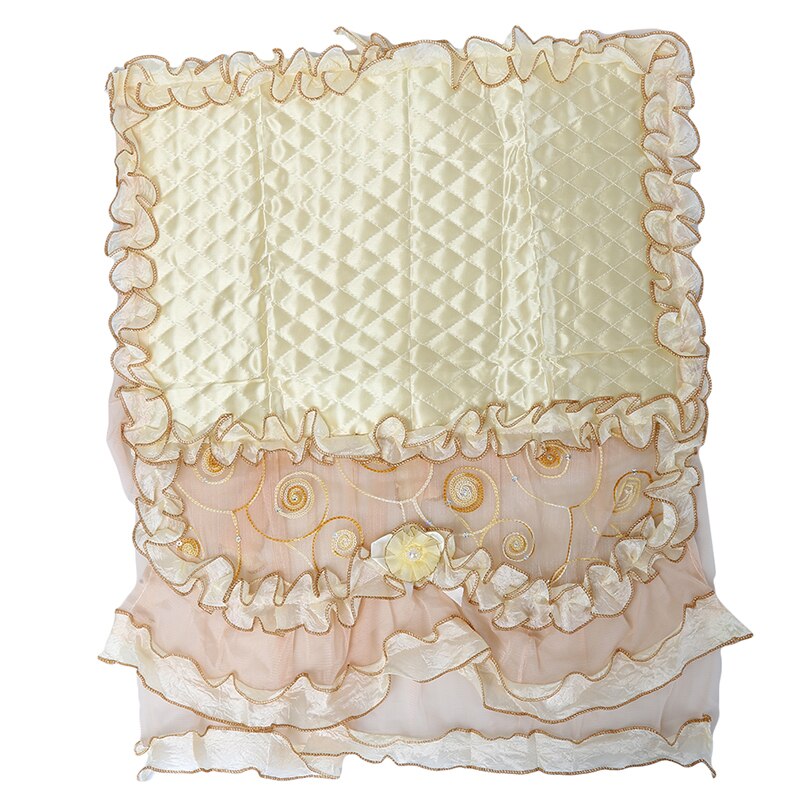 Cubierta de encaje carcasa a prueba de polvo cubiertas para horno de microondas patrón de flores duraderas fundas de polvo de horno de microondas chaqueta protectora de polvo