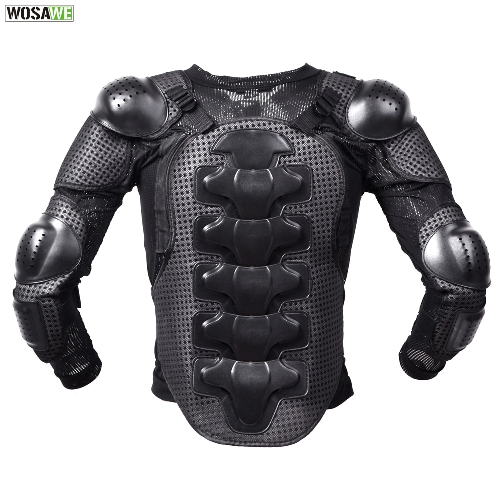 Chaqueta de motocicleta Motocross Racing off-road Body Armor pecho protector espalda columna soporte codo almohadillas Protección deportiva