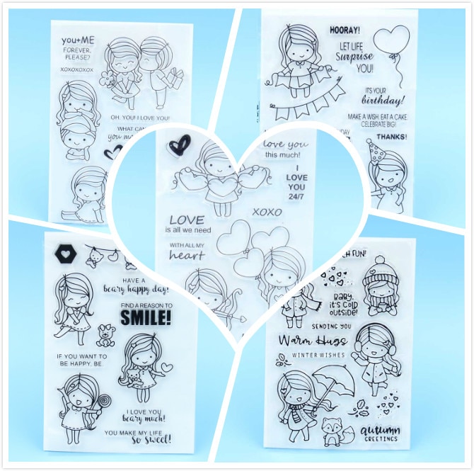 Timbre clair Transparent pour bricolage | scrapbooking/fabrication de cartes, A321,