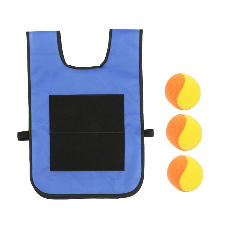 1 PC Duurzaam Premium Vest en 2 Ballen Kleverige Doel Spel Rekwisieten voor Kinderen: Default Title