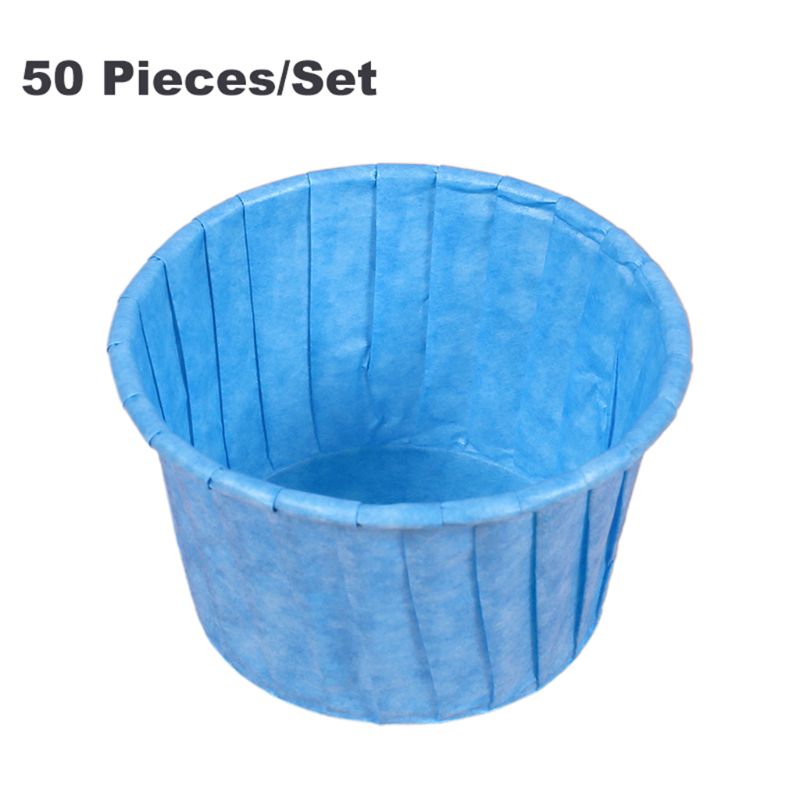 50 Pcs Muffin Cupcake Papier Cup Oilproof Cupcake Liner Bakken Cup Lade Case Wedding Party Cassettes Cupcake Wrapper: C