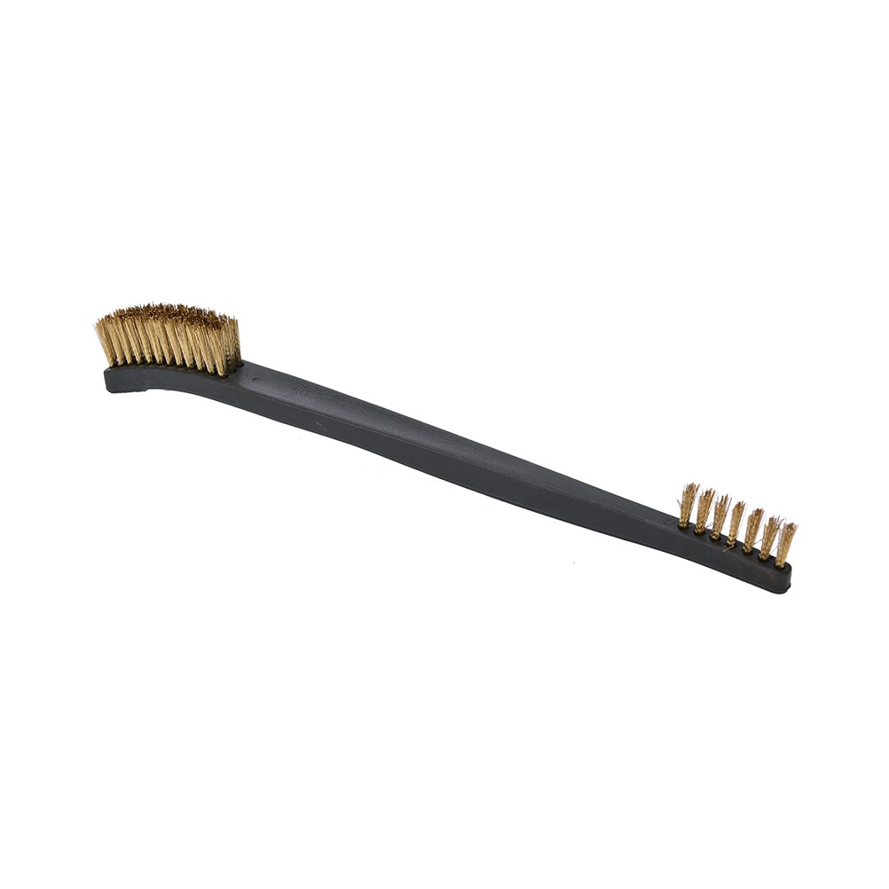 3 stk/sett 17cm stålbørster nylon messing stålbørste egnet for rengjøringsverktøy støvborr børstesliper