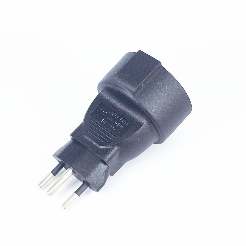 3 pinner sveitsisk stikkontakt adapter innebygd sveitsisk eu tysk plugg adapter omformer plugg wa -0181 sveitsiske plugger slå til franske plugger
