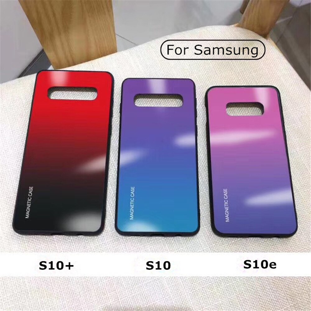 ZKFYS Backup Power Bank Back Clip Battery Case For Samsung Galaxy S10e 5000mAh+ 5000mAh Wireless Magnetic Battery Charger Case