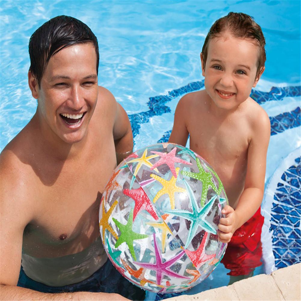 Children Inflatable Water Ball Outdoor Swimming Toy PVC Inflatable Beach Elastic Float Ball