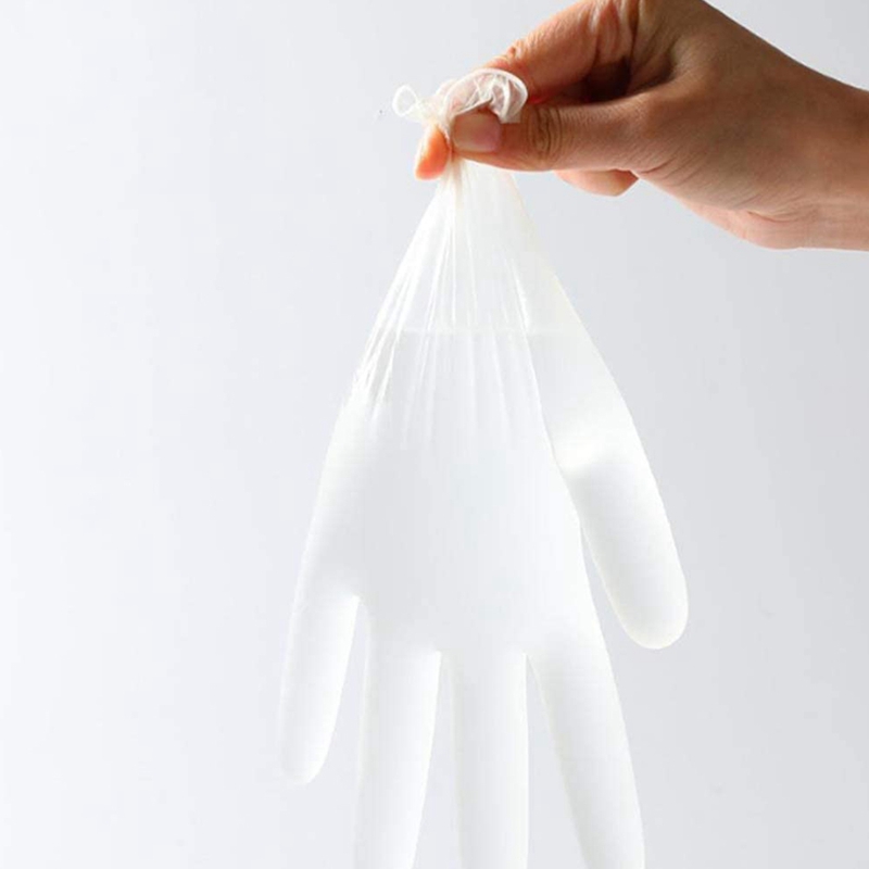 100 unids/set de limpieza del hogar, guantes desechables de mecánico, guantes blancos de nitrilo para manicura de laboratorio, guantes antiestáticos