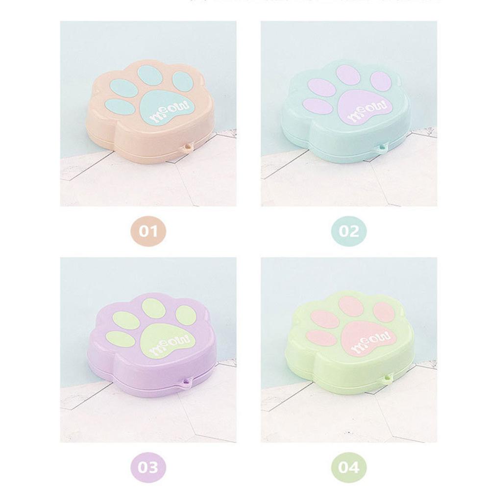 Portátil retráctil taza plegable adorable garra de gato taza de viaje de Camping escalada jugo de leche taza de té de la pata de gato taza plegable