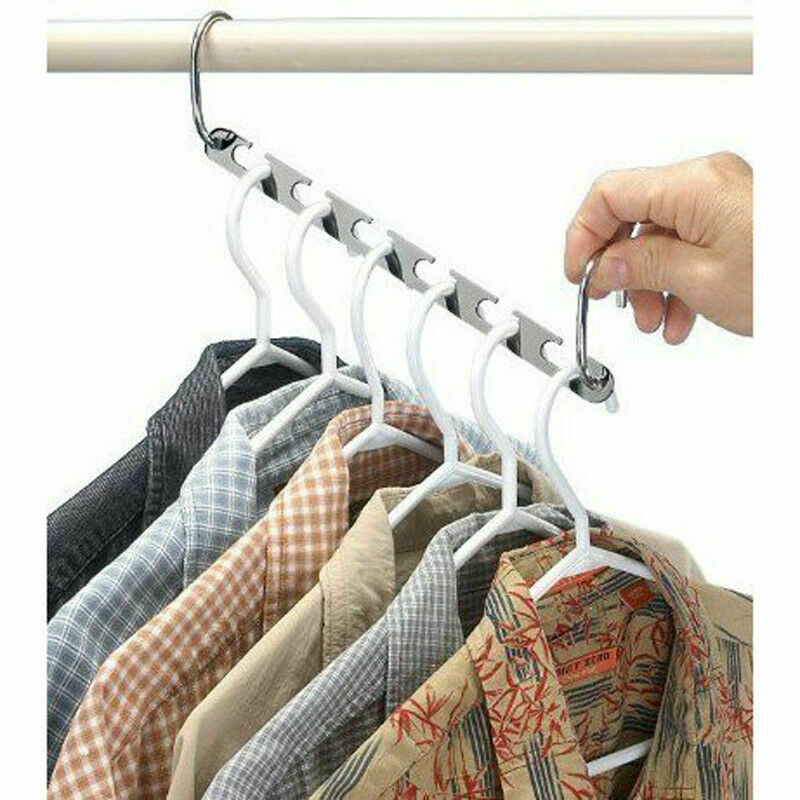 Drying Racks Magic Metal Wonder Closet Hook Space Saving Clothes ABS Drying Racks Rack Hanger Organizer Solid