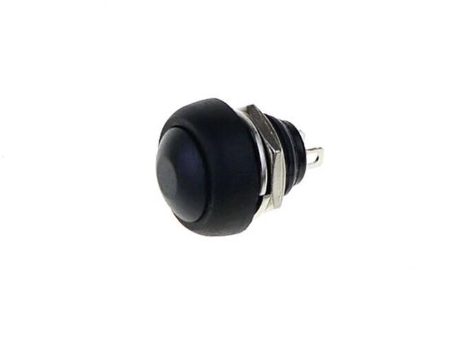 Botón Pulsador De Metal 16mm – Interruptor Momentáneo Impermeable IP65, Ideal Para Arranque, Coches, Barcos O Equipos Industriales