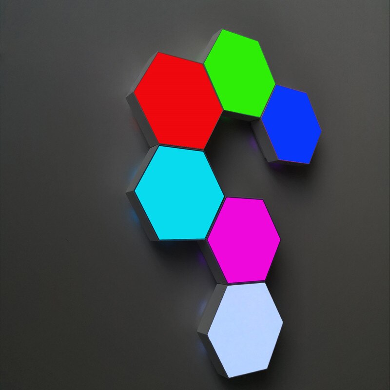Second generation Quantum lamp led modular touch sensitive lighting Hexagonal LED Panel Light magnetic Helios Touch Lampara