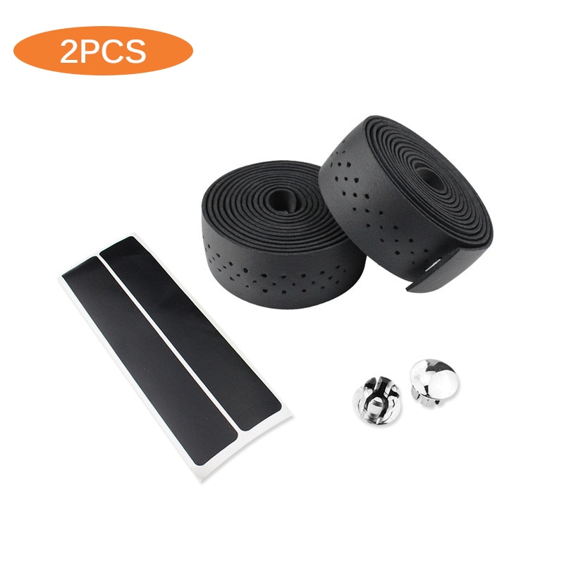Mountain Bike Road Bike Leather Perforated Perforated Bicycle Handlebar Strap Of Bike With Breathable Belt Handlebar Wrapping