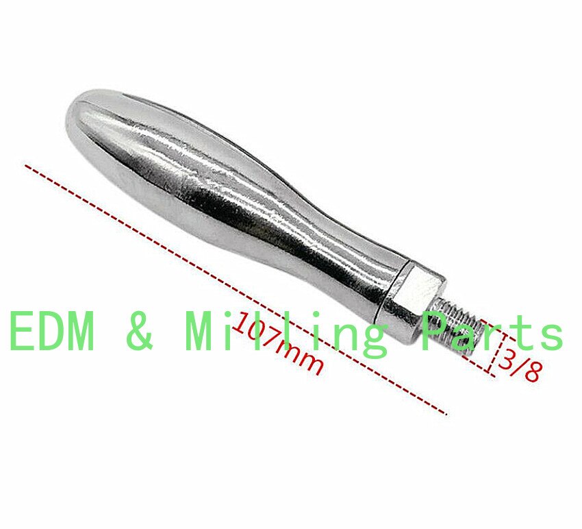 1x Milling Machine Ball Crank Grip 3/8 Thread CNC Mill Handle Tool For Bridgeport Mill Part