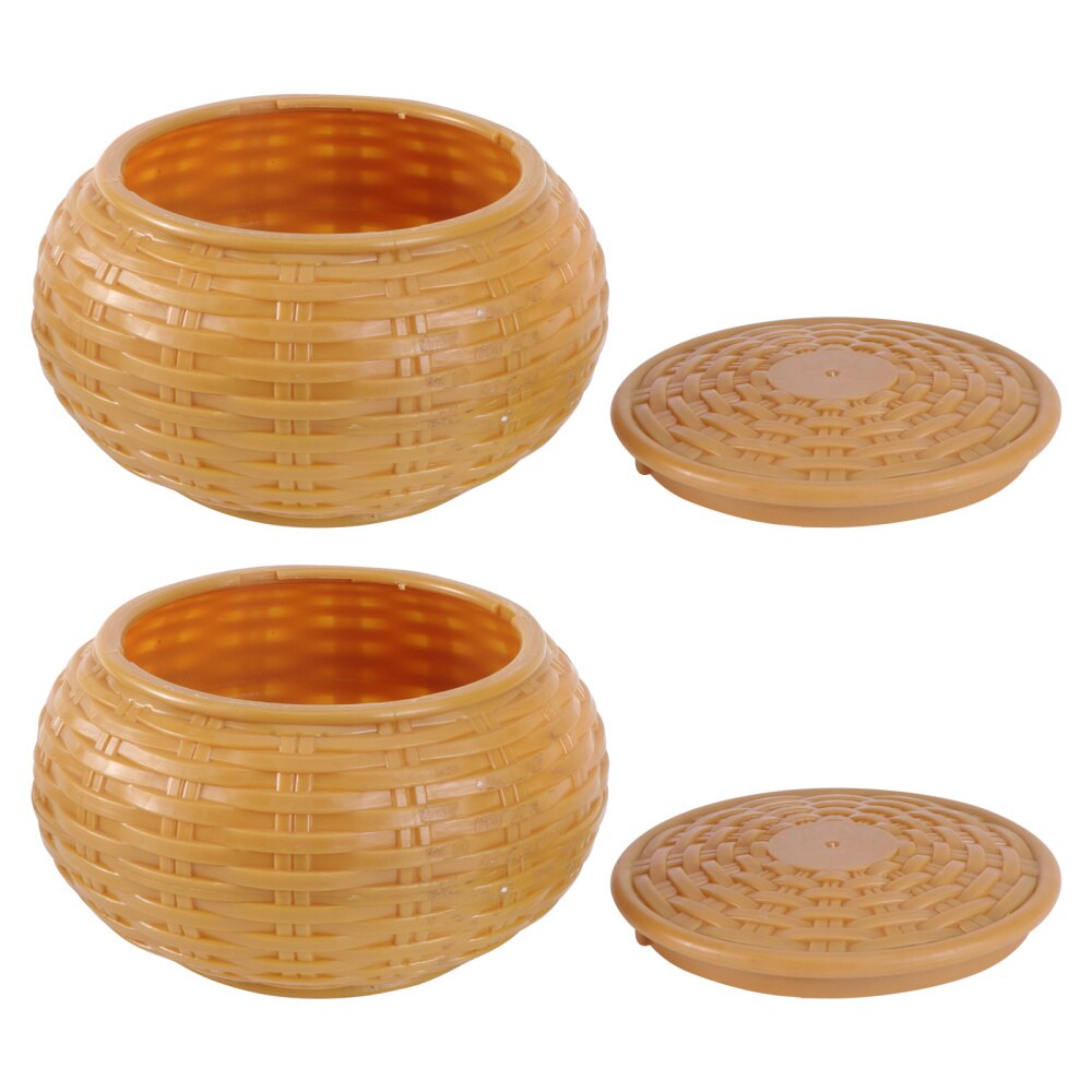 2pcs/Set Go Game Pieces Bowl Go Chess Pieces Jar Wooden Go Game Accessory: white black