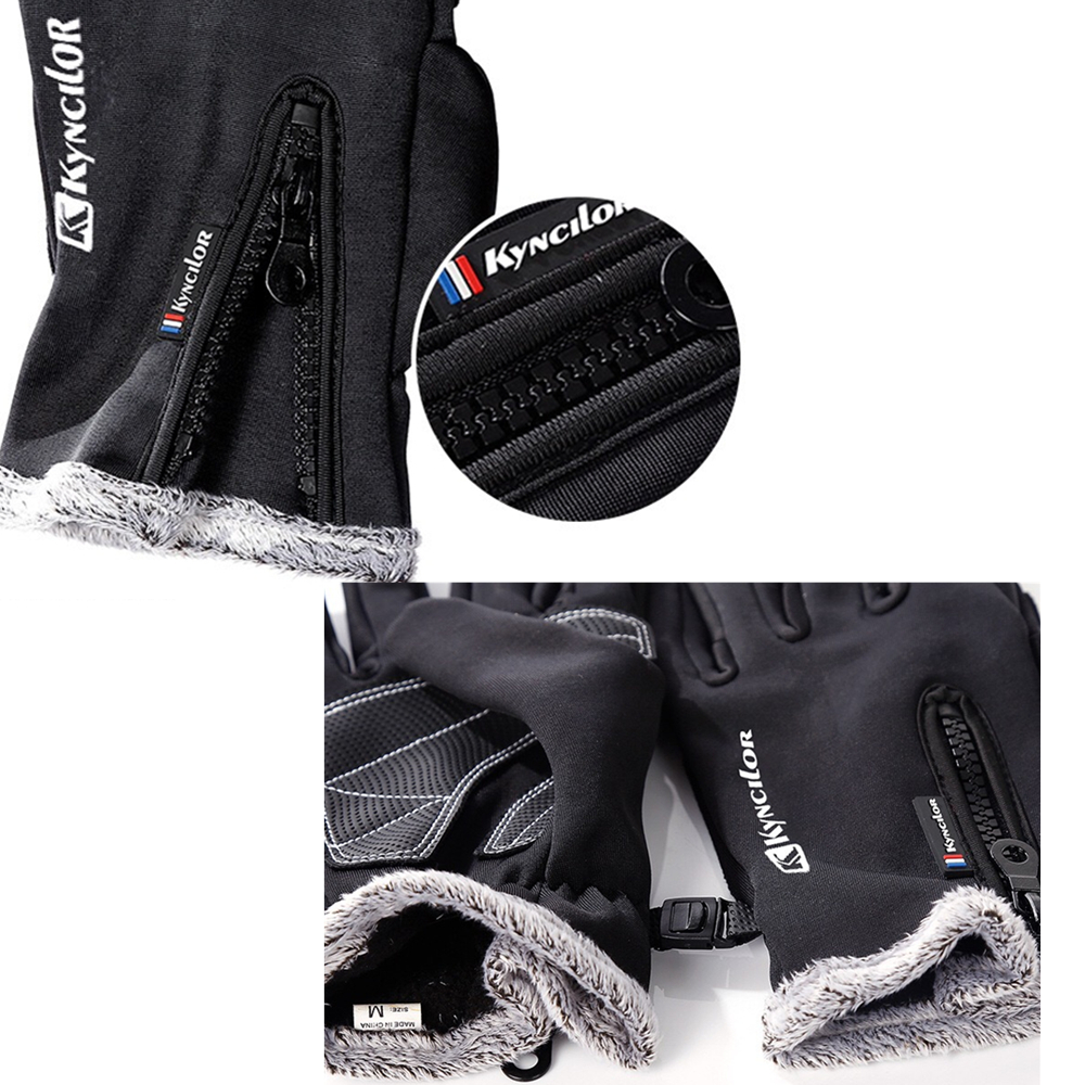 Ski Handschoenen Voegen Pluis Snowboard Handschoenen Vrouwen Mannen Winter Motorrijden Waterdicht Sneeuw Windstopper Camping Leisure Wanten