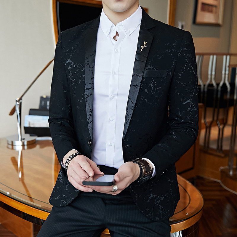 Luksus fest galla blazer skinnende garn vin rød blå sort jakkesæt frakke mænd slim fit business kjole blazer homme jakkesæt jakke mænd 5xl