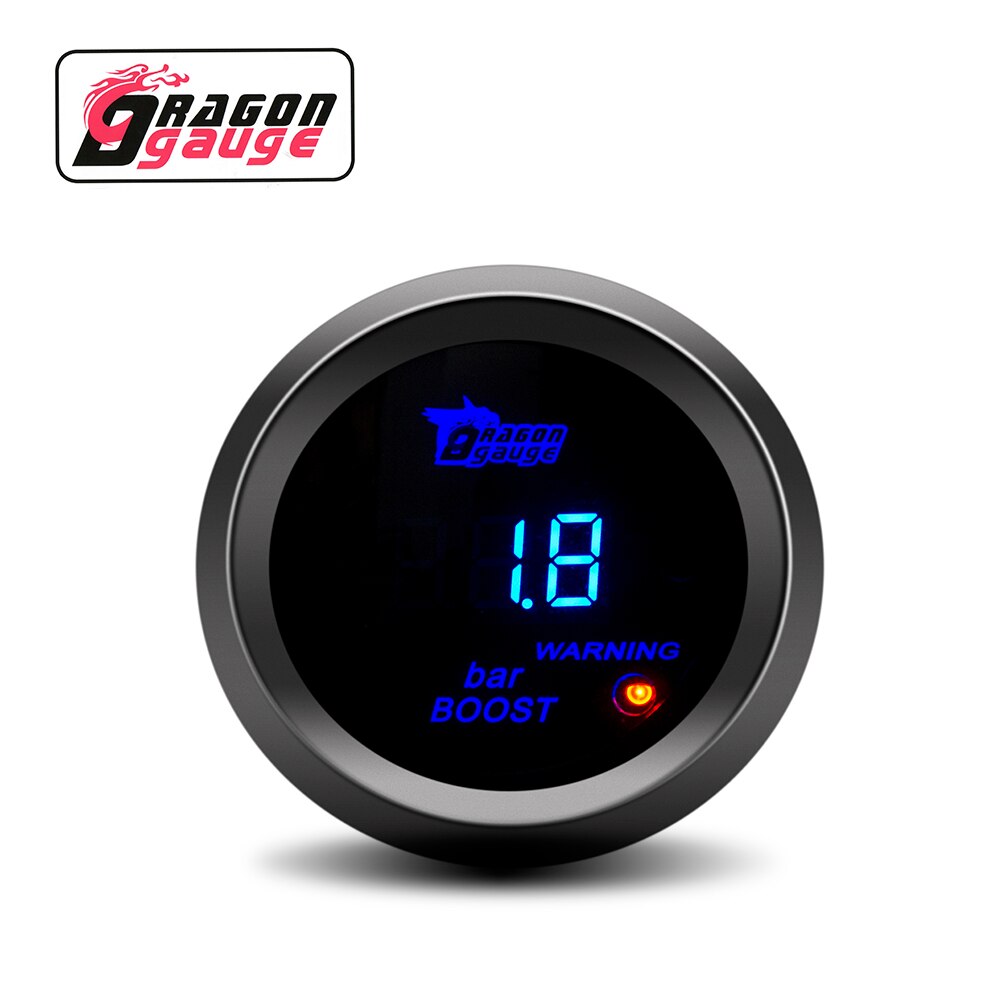 「drage」 2 " 52mm turbo trykmåler booster meter psi/bar led digitalt display avanceret måler fabrikssalg 12 volt bil universal