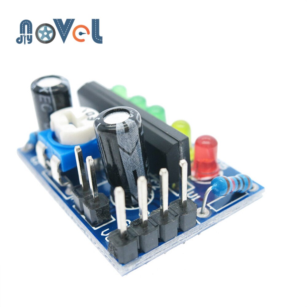 4 Segment Led Power Battery Indicator Niveau Audio Module 4-Digit Licht Kleur Scheiding 12V Detectie KA2284