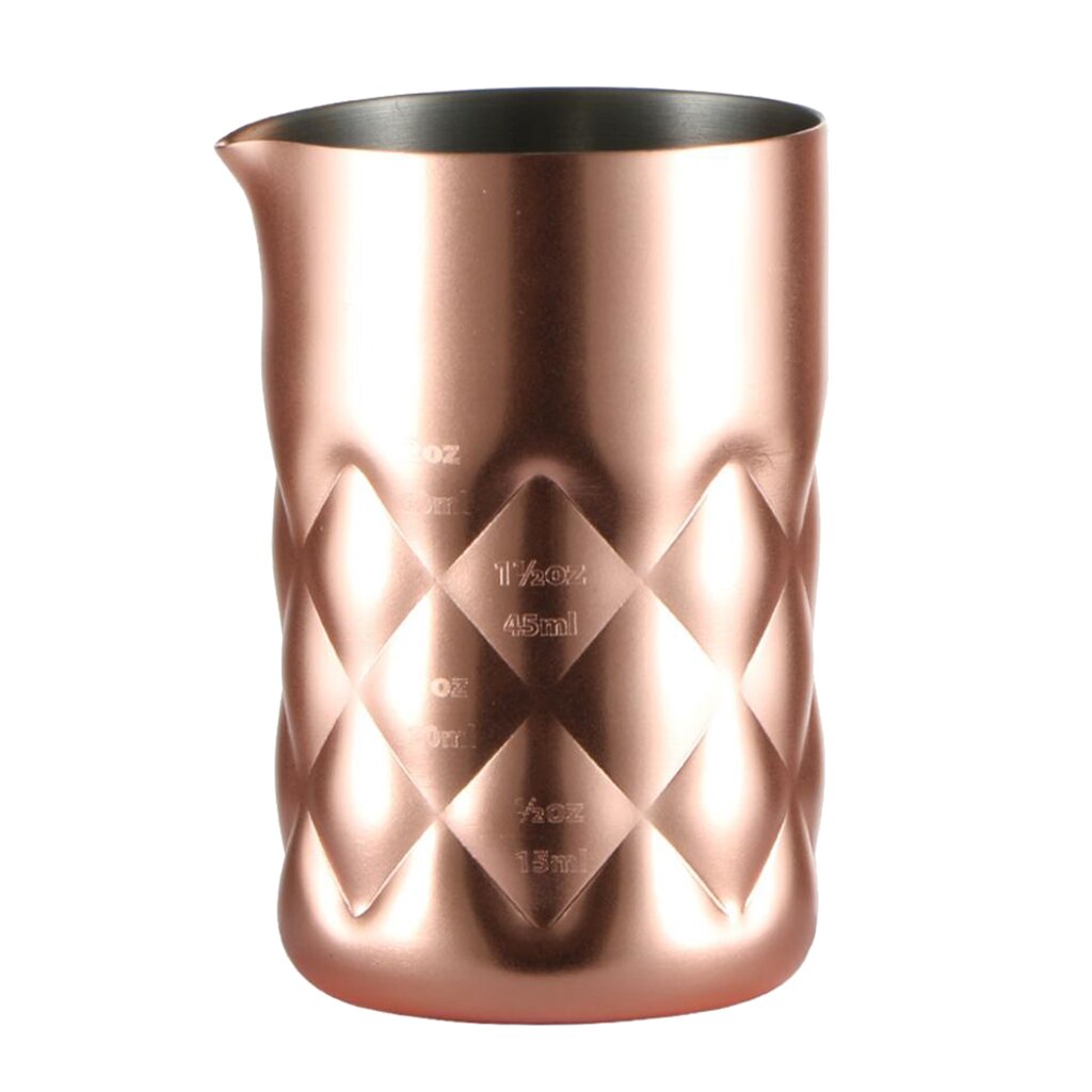 Blande glass røre glass drikkeverktøy mikser bartender 60 ml / 2: Rose gull