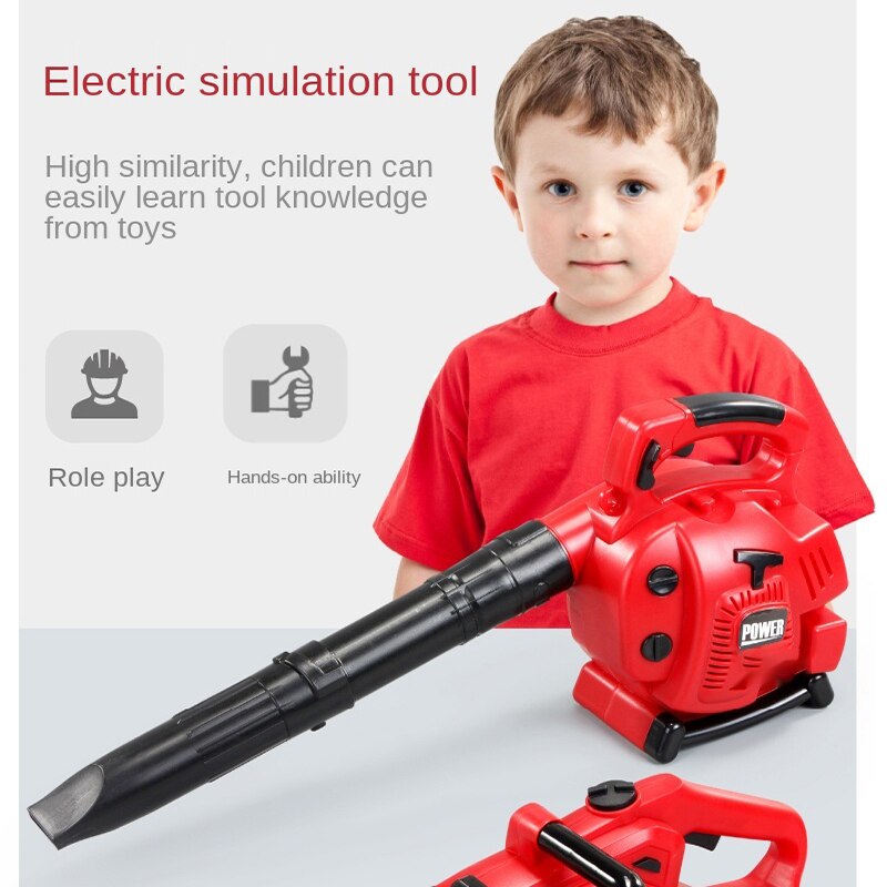 Maintenance Tools Electric Saw Lawn Blower Lawn Mower Simulation Maintenance Tools Pretend To Play with Garden Boy Toys