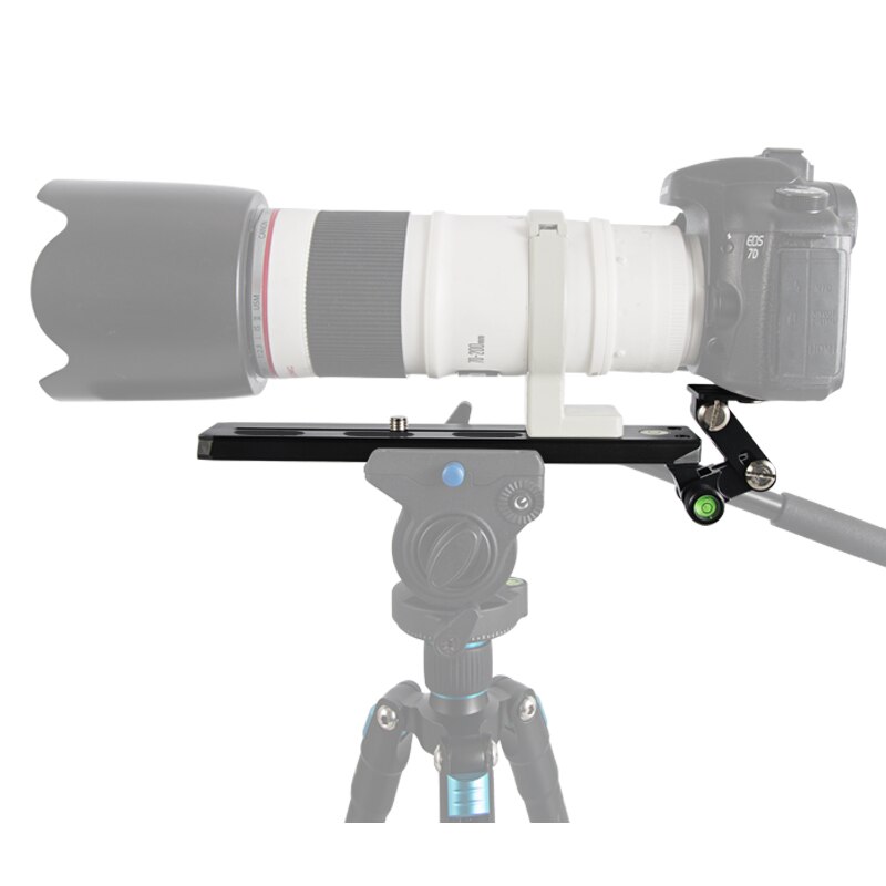 Lange Telephot Lens Ondersteuning Adapter Beugel Lange Focus Lens Camera Houder Ondersteuning Quick Release Plate Voor Manfrotto Statief