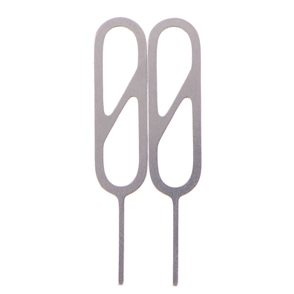 10 Stks/set 32Mm Rvs Sim Kaart Lade Ejector Mobiele Telefoon Verwijderen Kaart Pin Mobiele Telefoon Sleutel Gereedschap