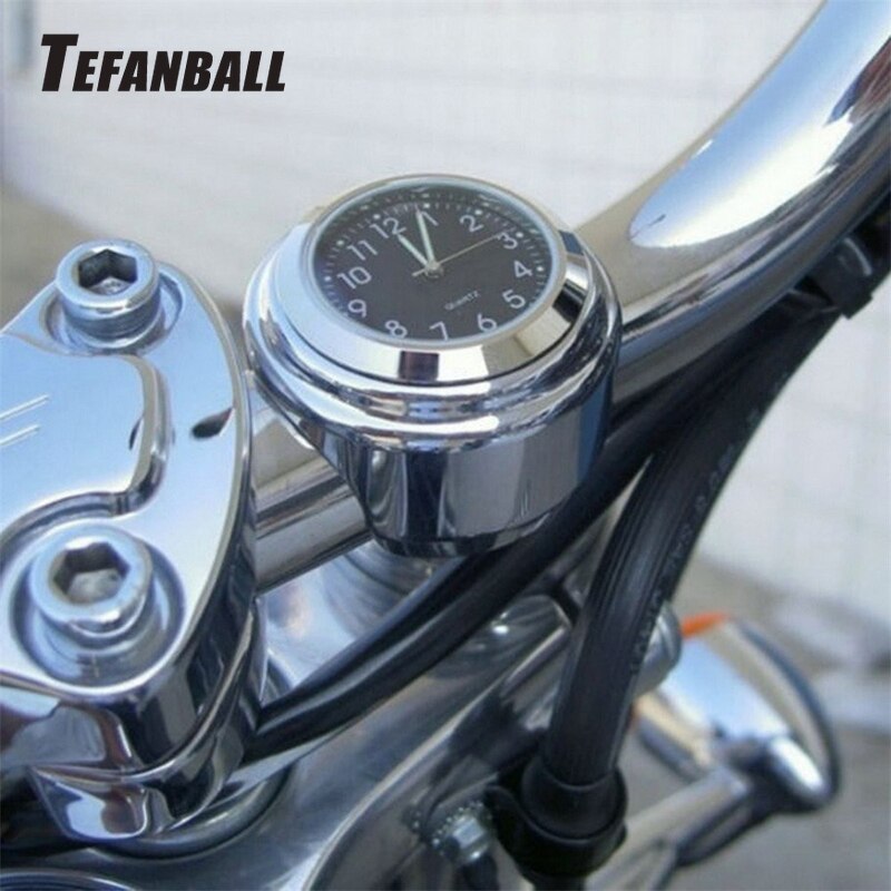 Universal- Leucht Motorrad Lenker Digitale Uhr Fahrrad Griff Halterung Zifferblatt Uhr Wasserdicht Für Motorrad Fahrrad Zubehör