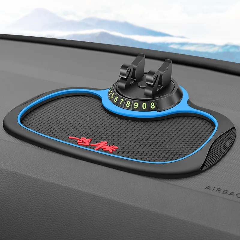 Auto Anti-Rutsch-matt Auto Telefon Halfter Nicht Unterhose Klebrige Anti Rutsche Multi-funktionale Bindestrich Telefon Halterung Silikon Armaturenbrett Auto Pad matt: Braun